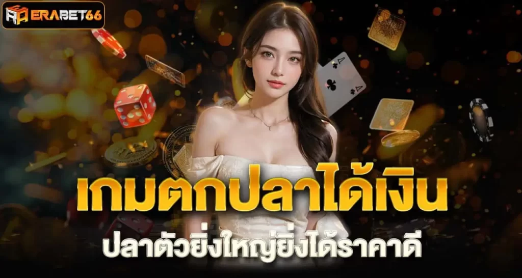 ERABET66 เกมตกปลาได้เงิน ปลาตัวยิ่งใหญ่ยิ่งได้ราคาดี